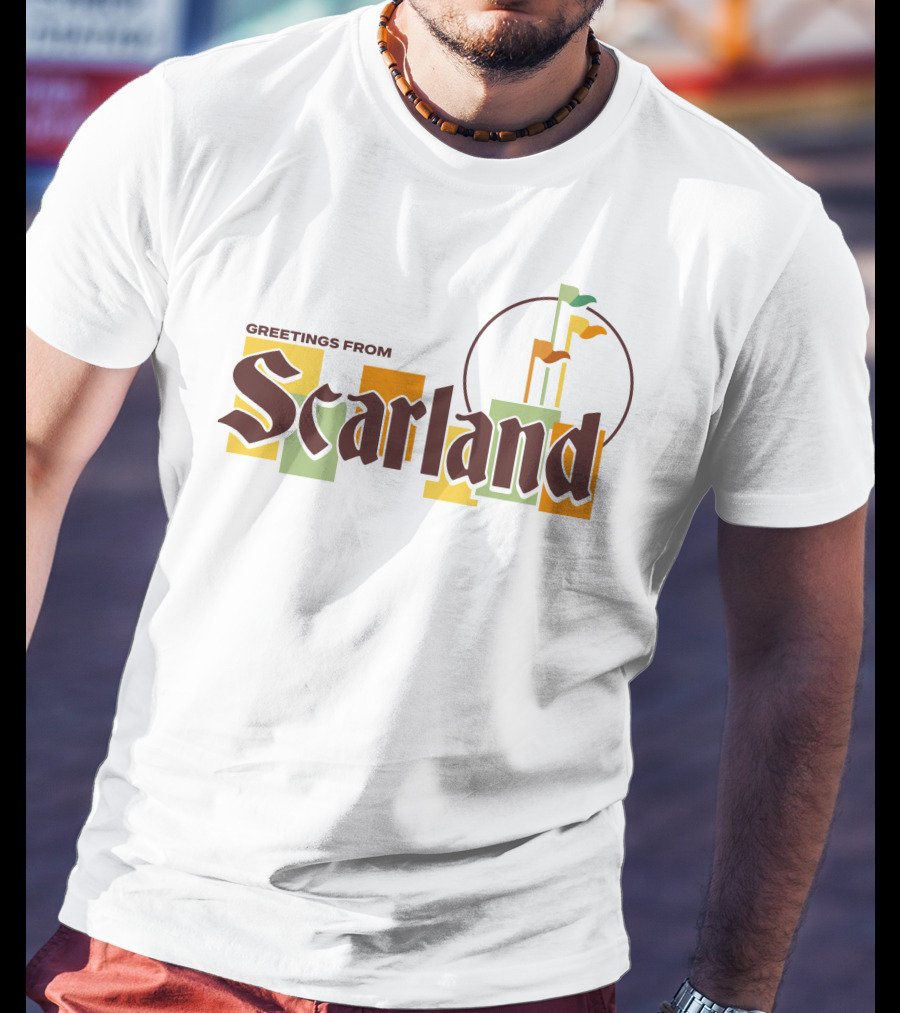 Greetings From Scarland Goodtimeswithscar Merch Flags T-Shirt