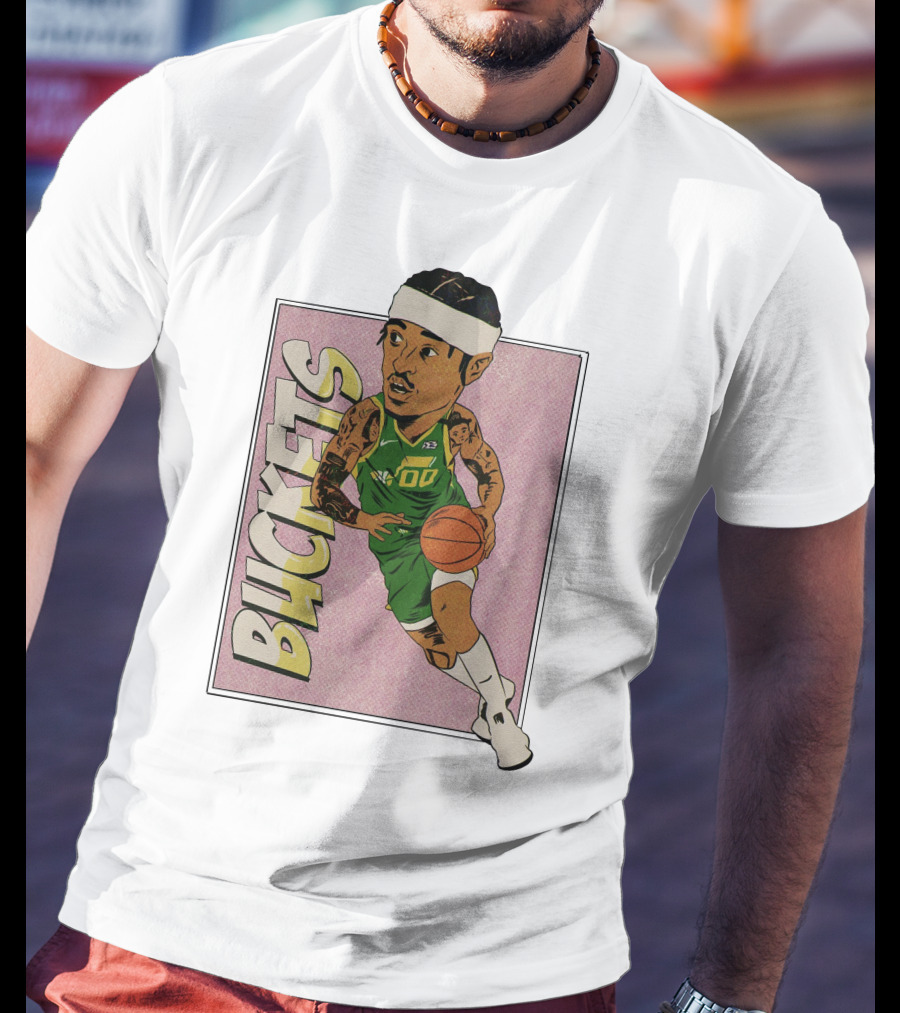 Jordan Clarkson Utah Jazz Buckets Basketball T-Shirt