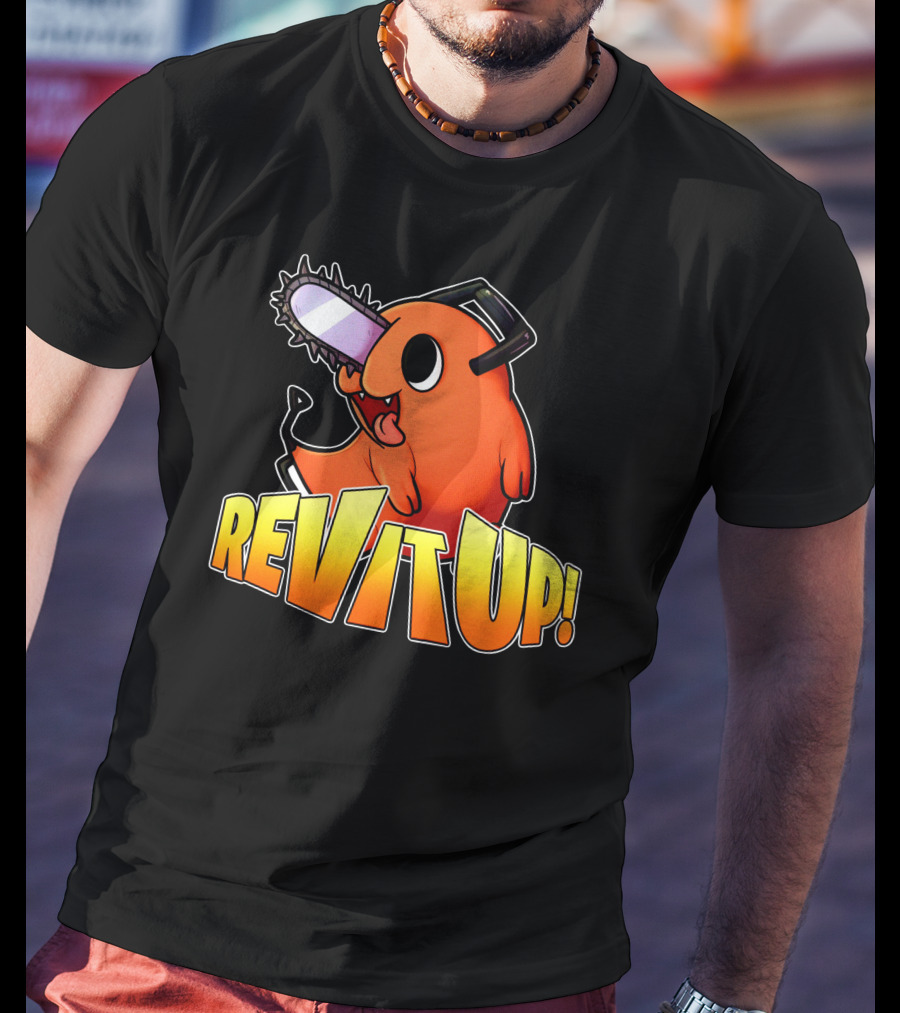 Rev It Up Chainsaw Creature T-Shirt