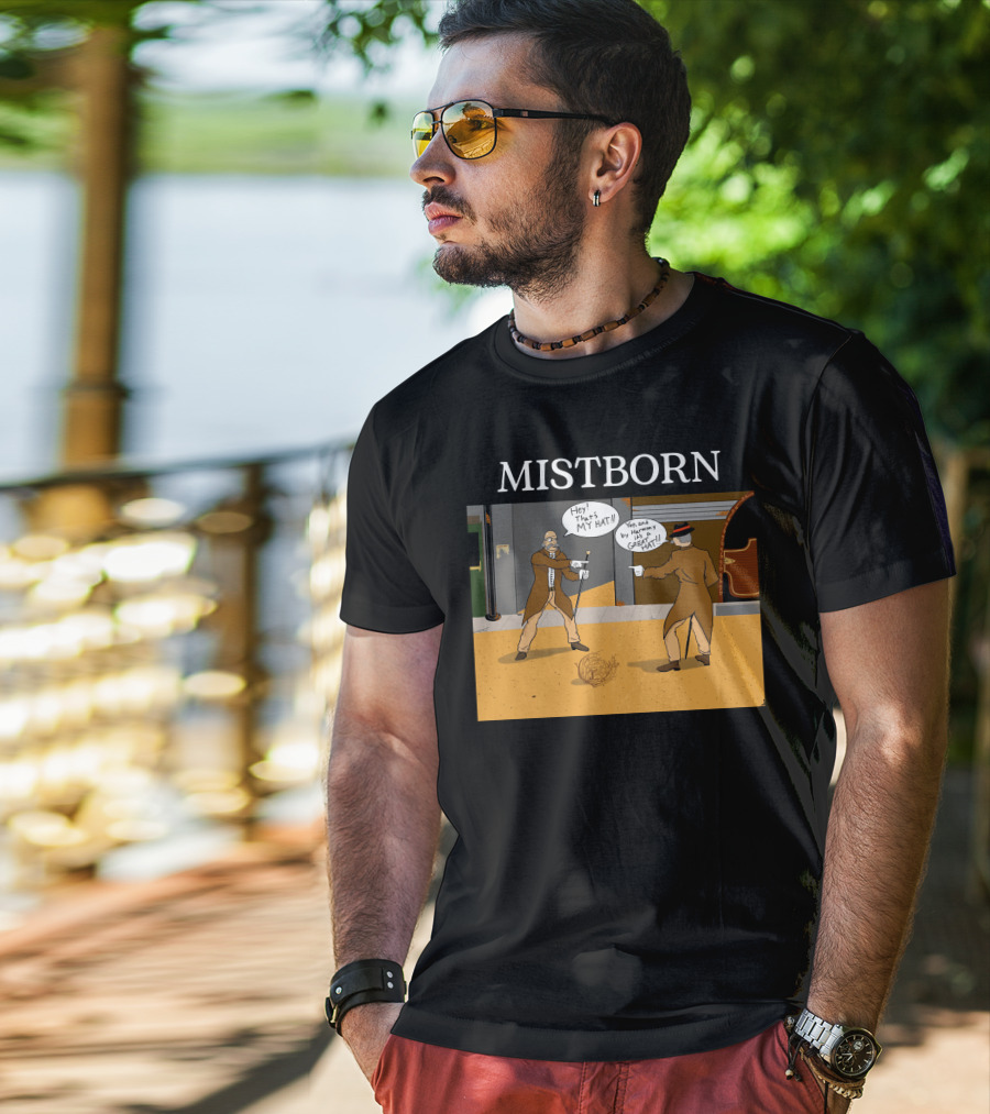 Mistborn Western Showdown With Hats And Duel T-Shirt