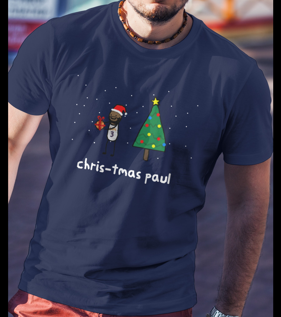 Chris-tmas Paul Holiday Merch NBA Paint Swea T-Shirt