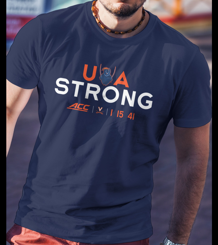 UVA Strong ACC Cavaliers 1 15 41 T-Shirt