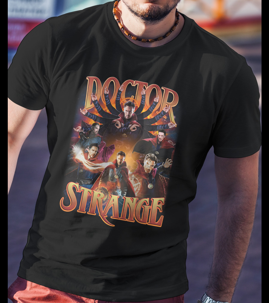 Doctor Strange Multiverse Collage T-Shirt