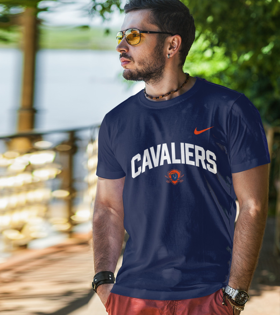 Cavaliers UVA Logo Robert Saleh T-Shirt