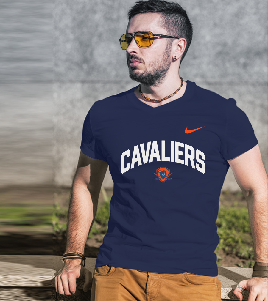 Cavaliers UVA Logo Robert Saleh T-Shirt