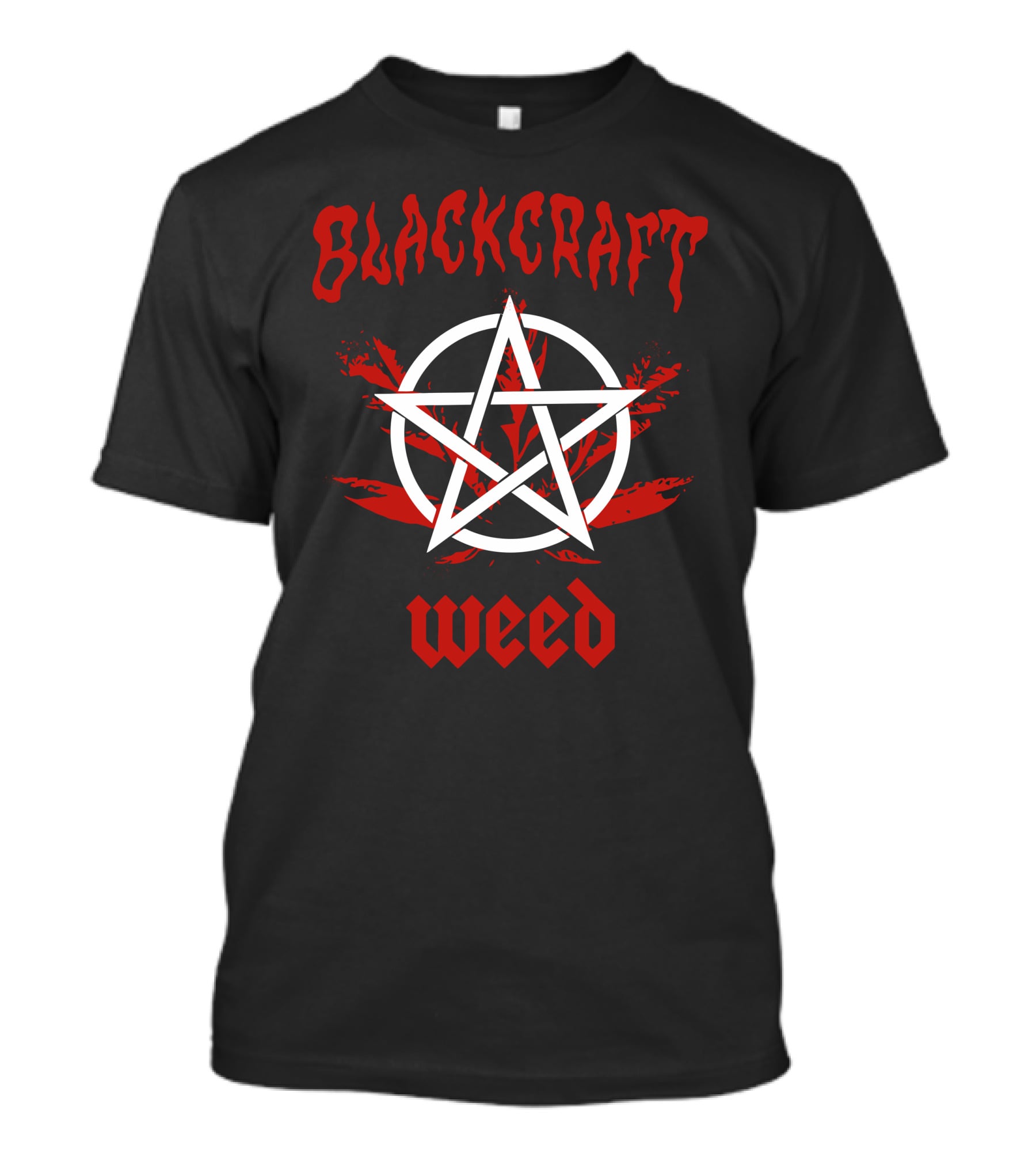 Blackcraft Weed Pentagram Leaf T-Shirt