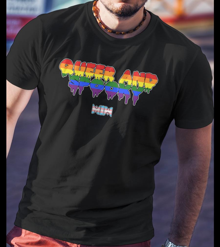 Queer And Spooky Rainbow MIN T-Shirt