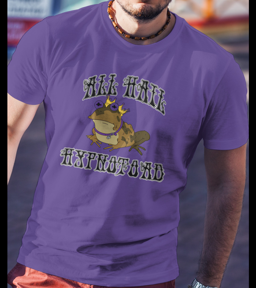 All Hail Hypnotoad Purple Crowned T-Shirt
