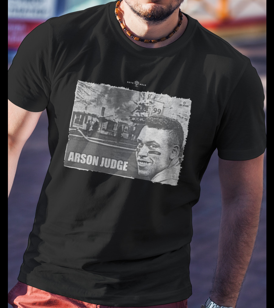 Rotowear Arson Judge Fire Smoke Baseball 99 T-Shirt