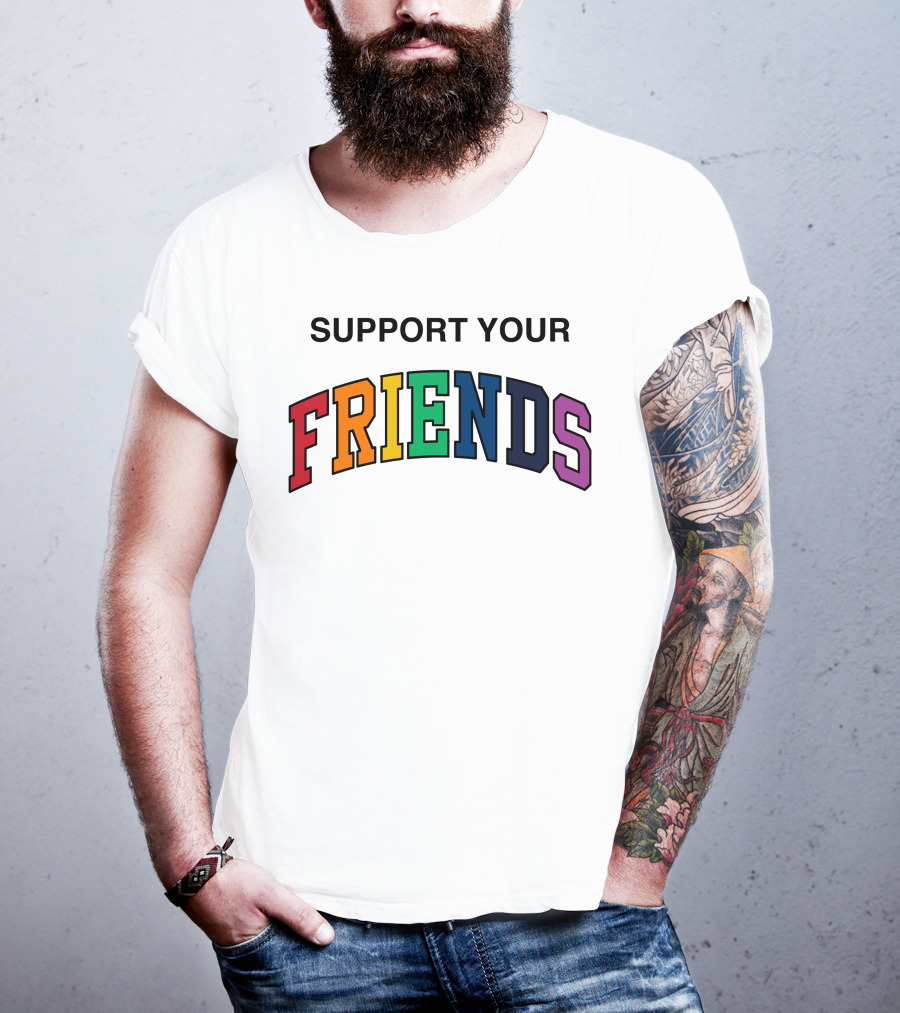 Kids Of Immigrants Store Support Your Friends T-Shirt