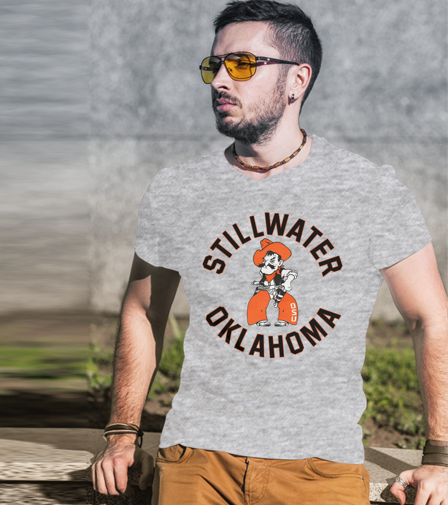 Charlie Hustle Merch Stillwater Oklahoma OSU Cowboy T-Shirt