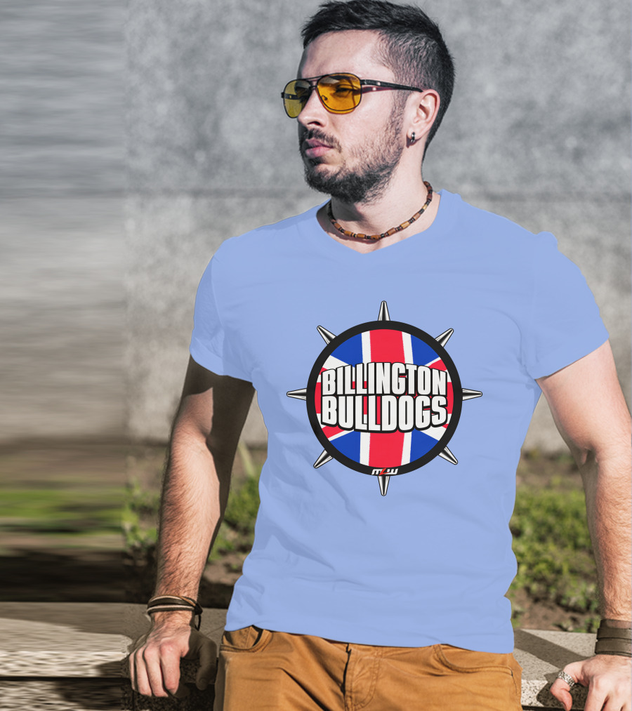 Billington Bulldogs Union Jack Spiked Emblem T-Shirt