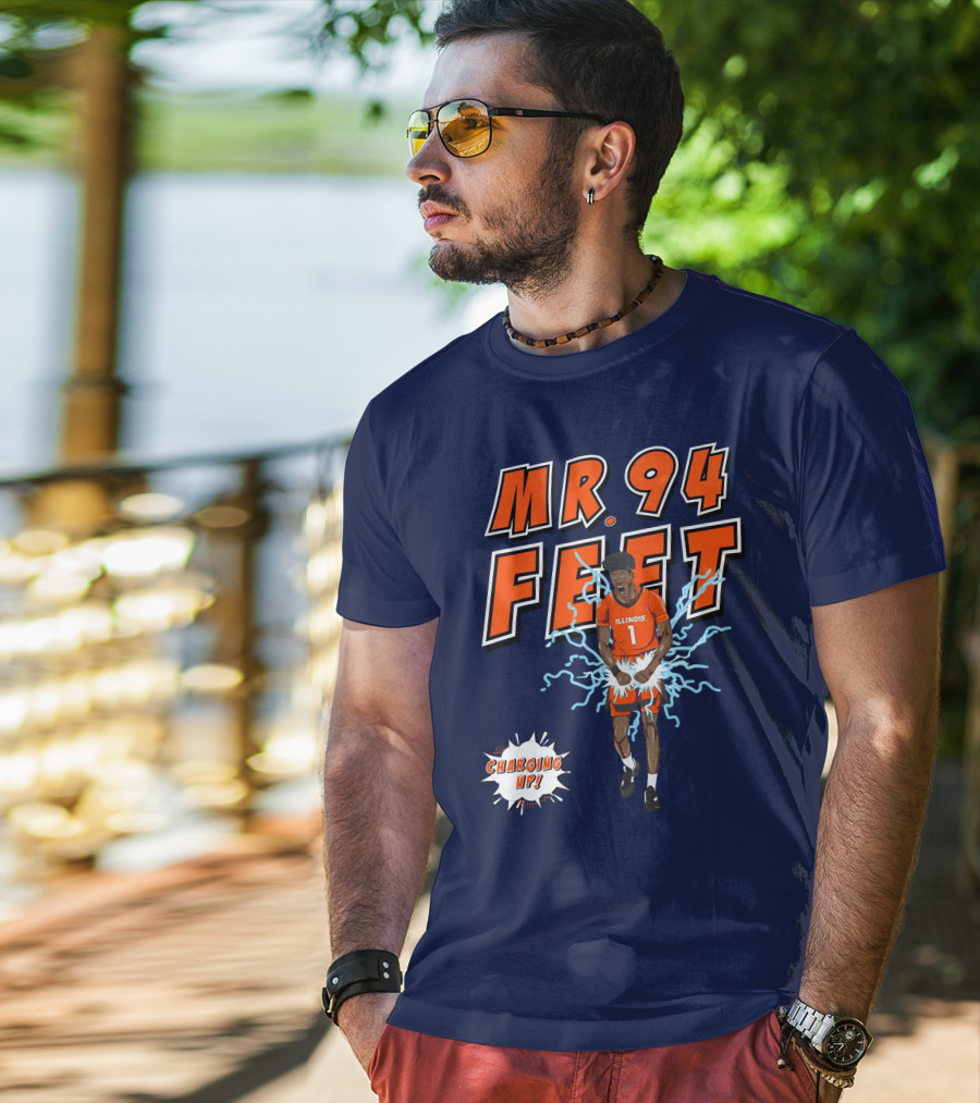 Illinois MR. 94 FEET Charging Up T-Shirt
