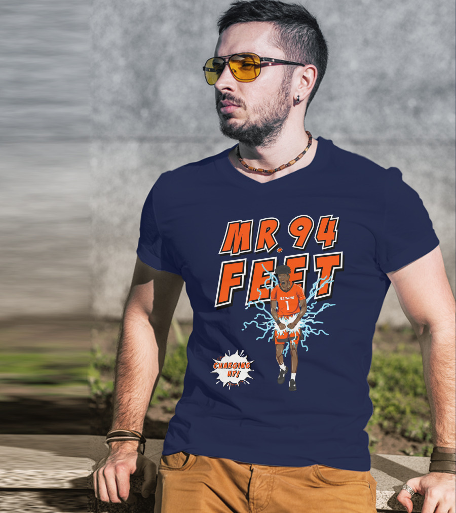 Illinois MR. 94 FEET Charging Up T-Shirt