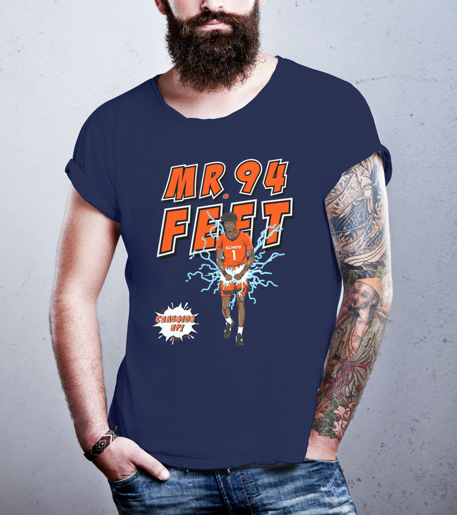 Illinois MR. 94 FEET Charging Up T-Shirt