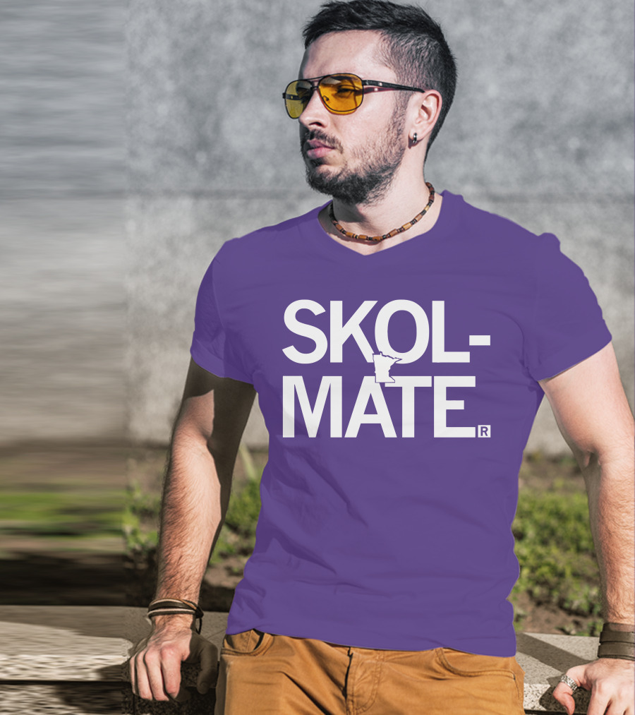 SKOL MATE Minnesota Vikings Fan T-Shirt