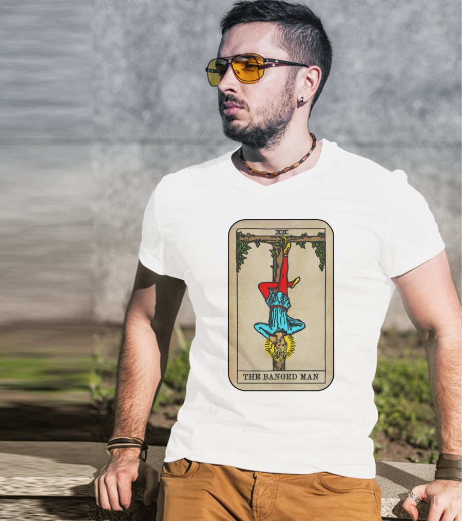 The Banged Man Tarot XII Hanged Style Concept T-Shirt