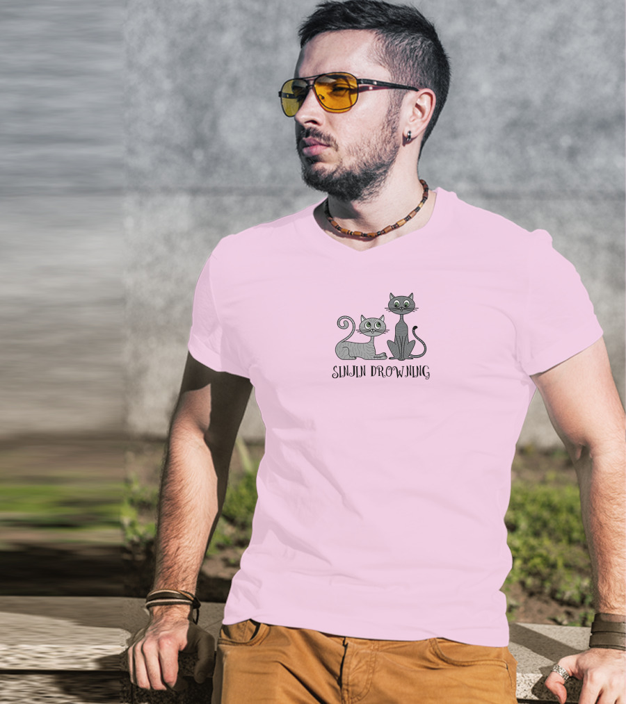 Sinjin Drowning Cats Beck And Jade T-Shirt