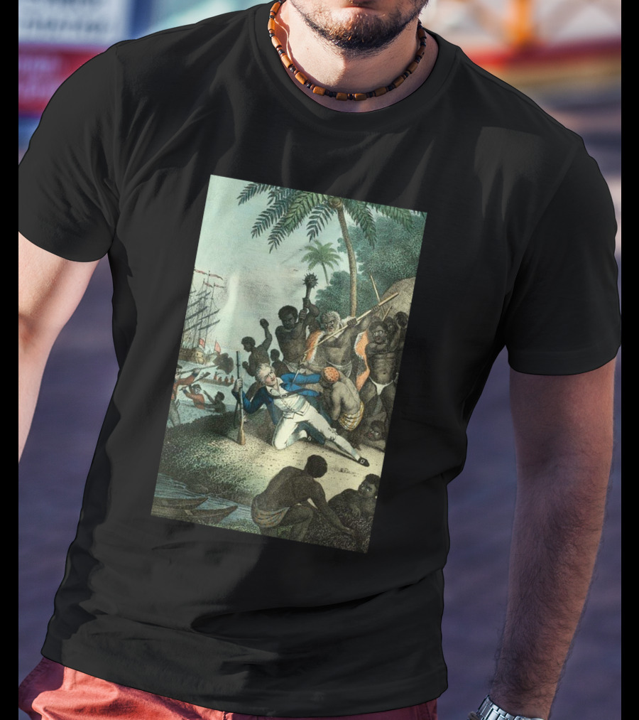 Hawaiians Killed Captain Cook Historic Encounter T-Shirt