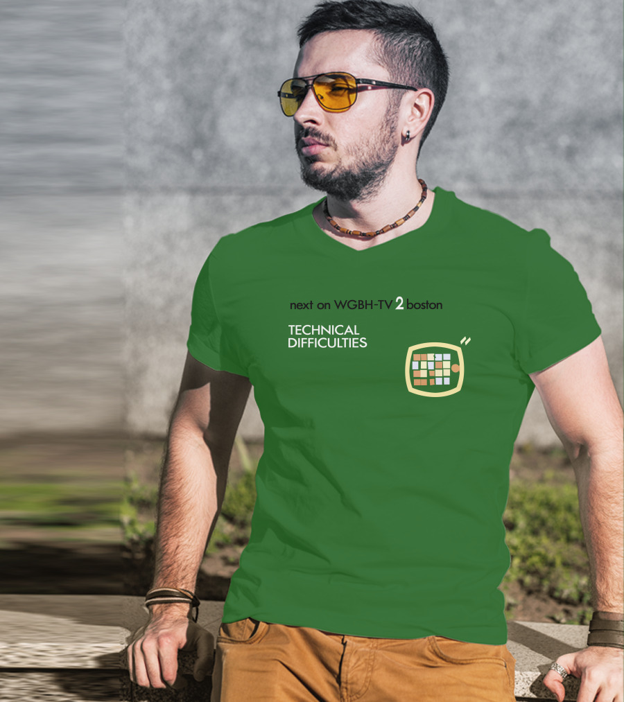 Next On WGBH-TV 2 Boston Technical Difficulties T-Shirt
