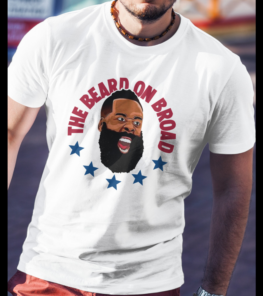 The Beard On Broad Stars James Harden T-Shirt