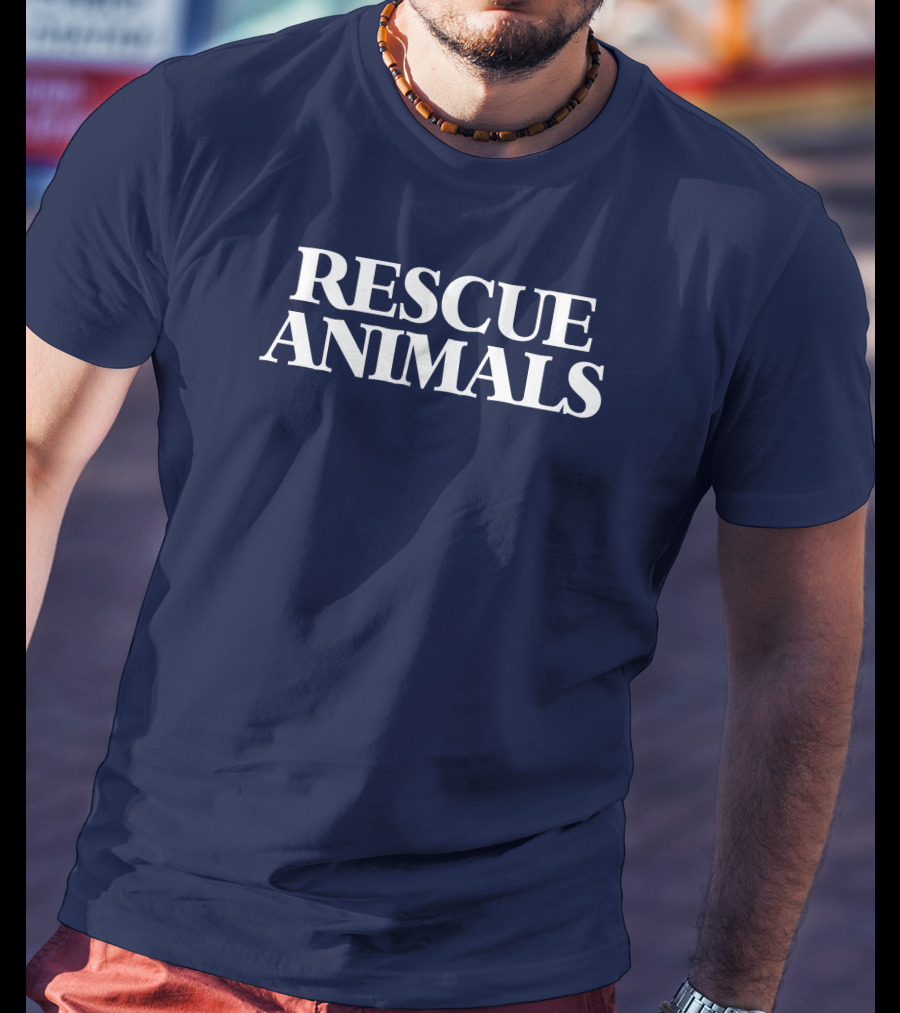 Vintagevegans Rescue Animals T-Shirt