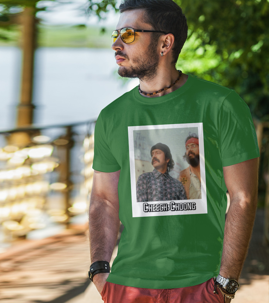 Cheech And Chong Retro Movie Duo Mikey Banker T-Shirt