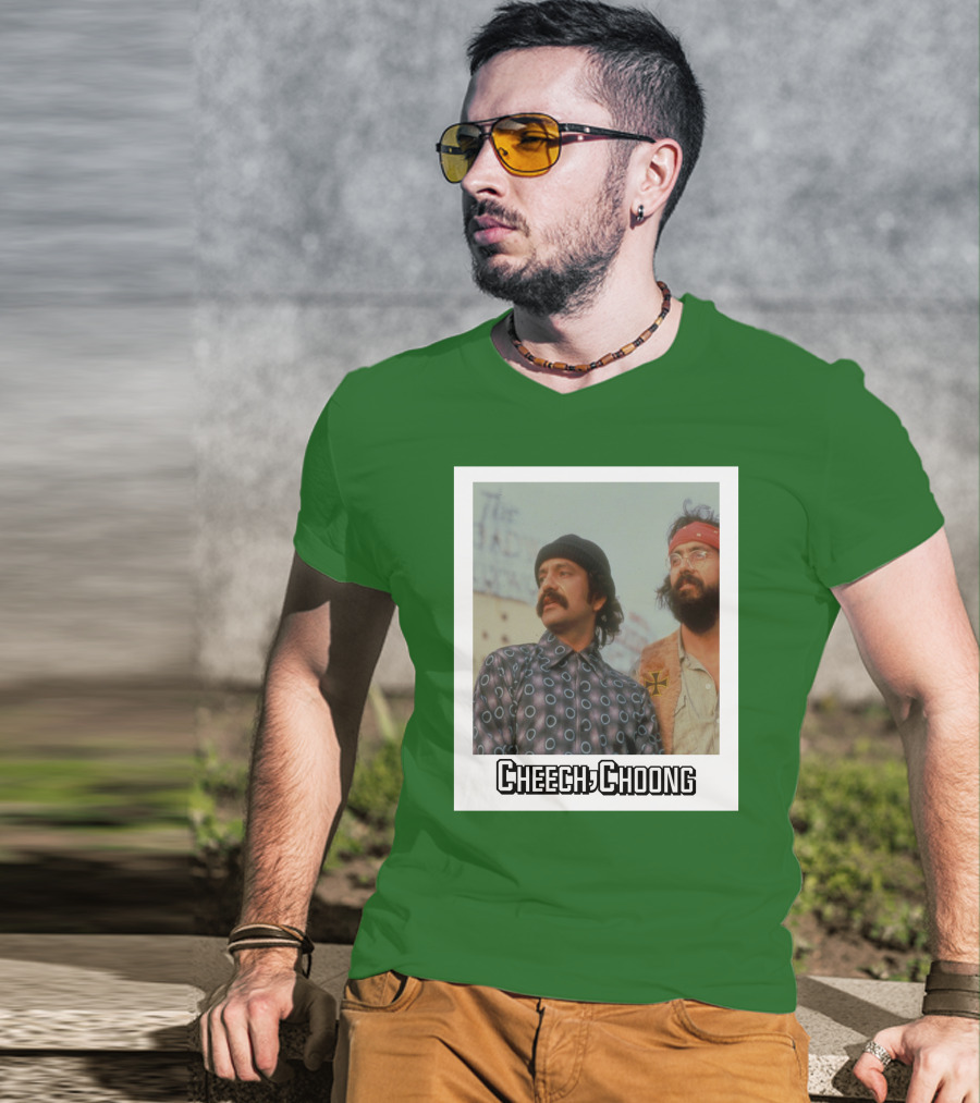 Cheech And Chong Retro Movie Duo Mikey Banker T-Shirt