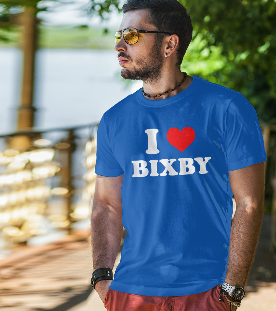 Agent47il I Love Bixby Heart T-Shirt