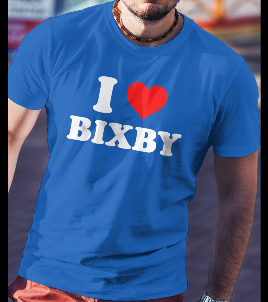 Agent47il I Love Bixby Heart T-Shirt