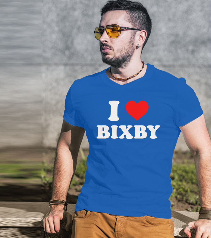Agent47il I Love Bixby Heart T-Shirt