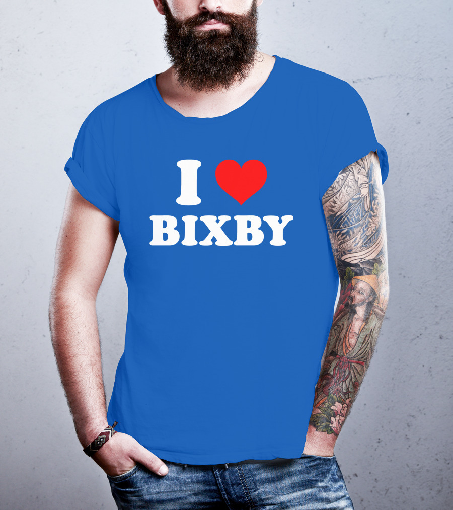 Agent47il I Love Bixby Heart T-Shirt