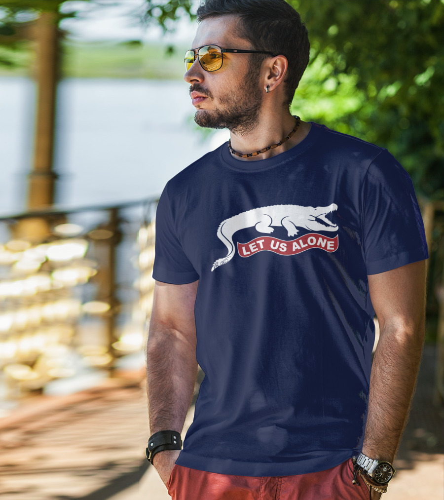 Crocodile Let Us Alone T-Shirt
