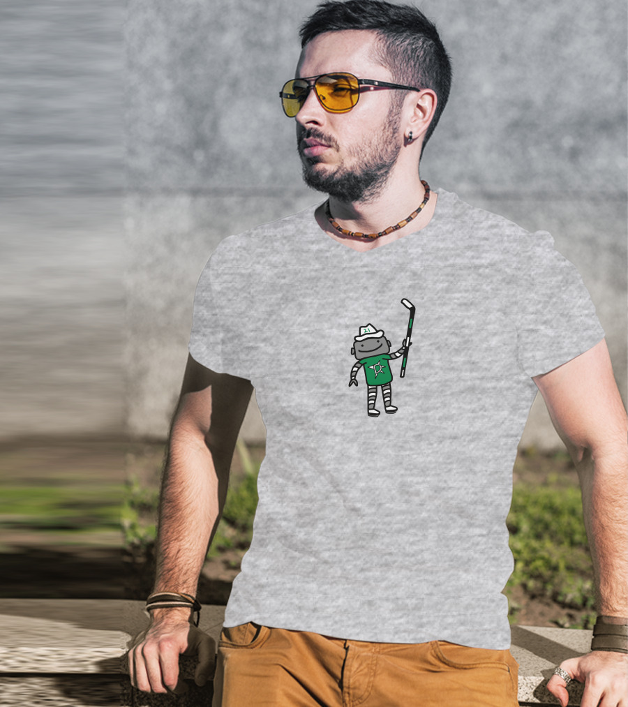 Dallas Stars 21 Otter Hockey Character Green Jersey T-Shirt