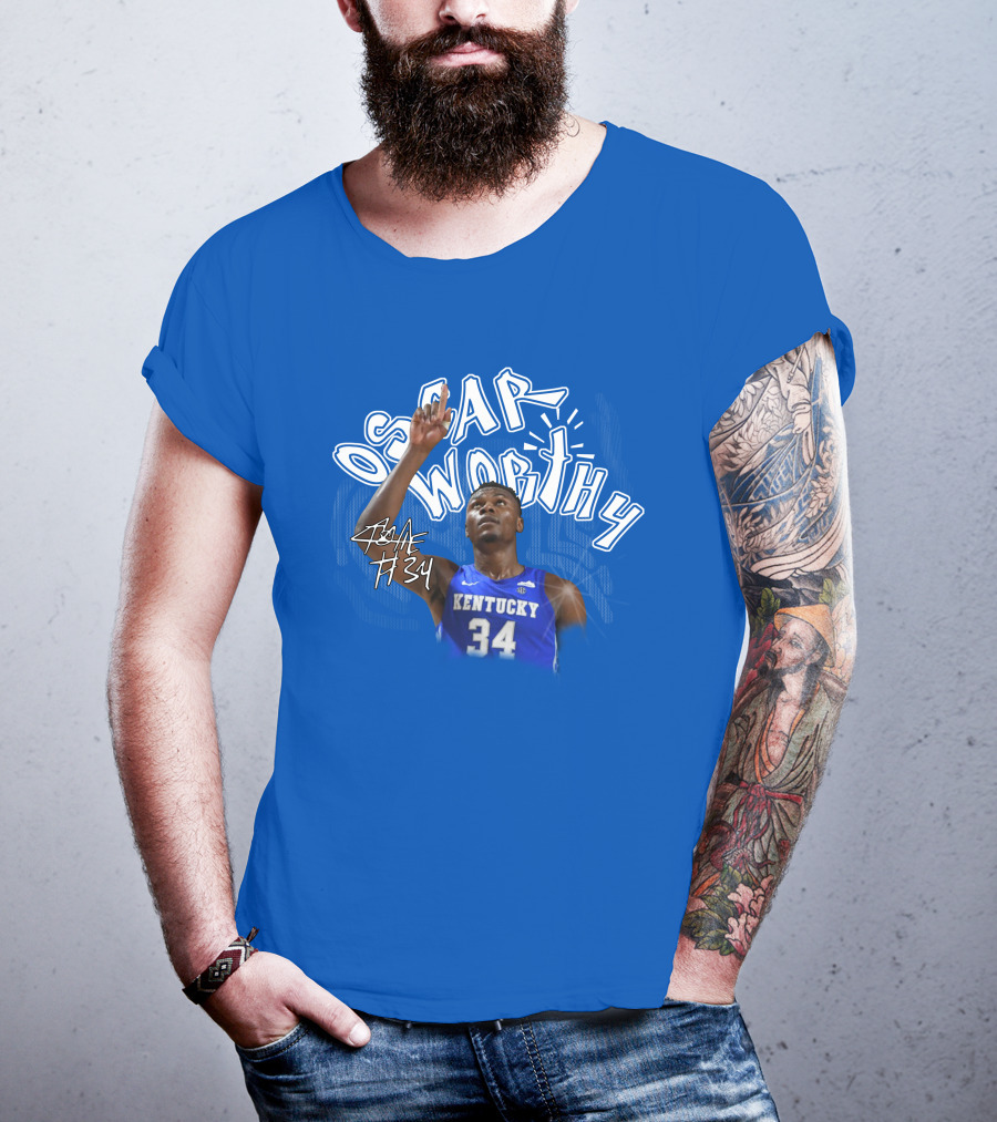 Oscar Worthy Kentucky 34 Team H34 T-Shirt