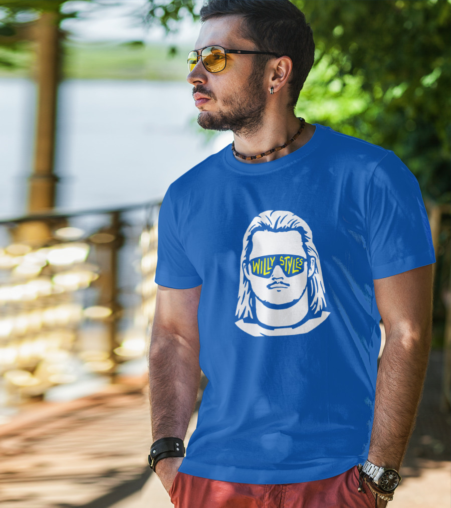 Futuremrsmarner Willy Styles Retro Sunglasses T-Shirt