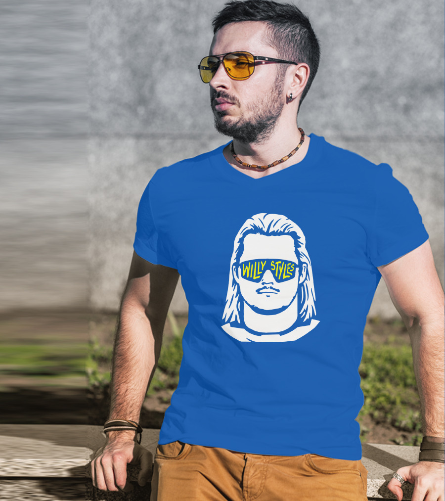 Futuremrsmarner Willy Styles Retro Sunglasses T-Shirt