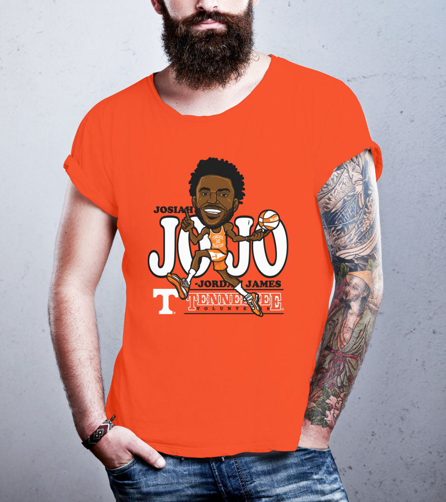 Josiah Jordan James JoJo Tennessee Volunteers Basketball T-Shirt