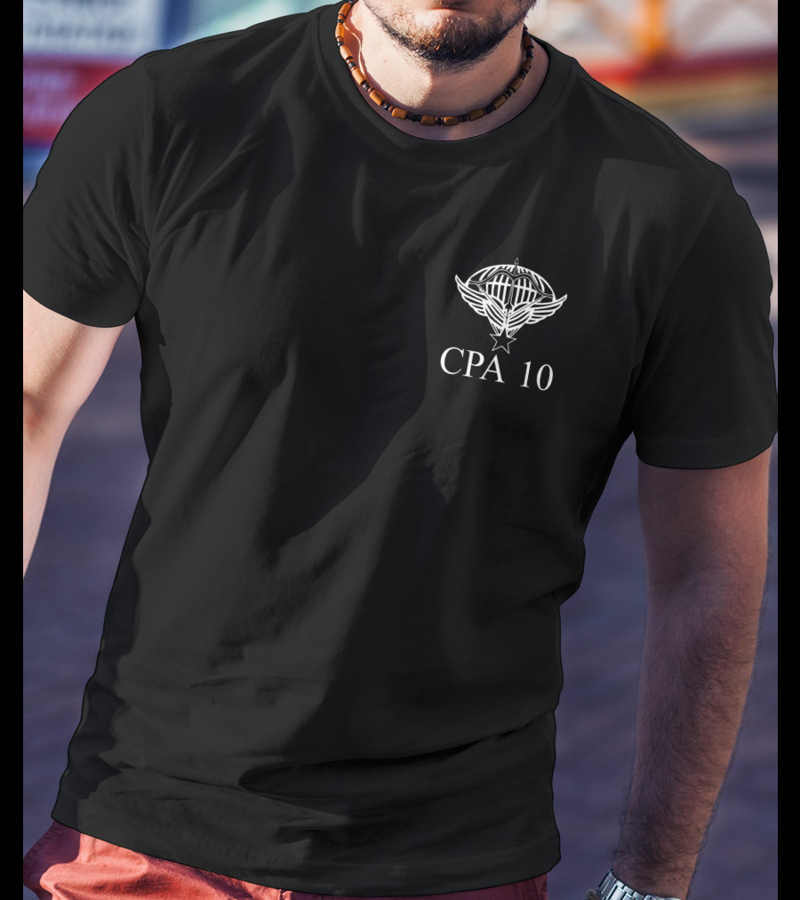 CPA 10 Parachute Emblem Sam Street Macron Cpa T-Shirt