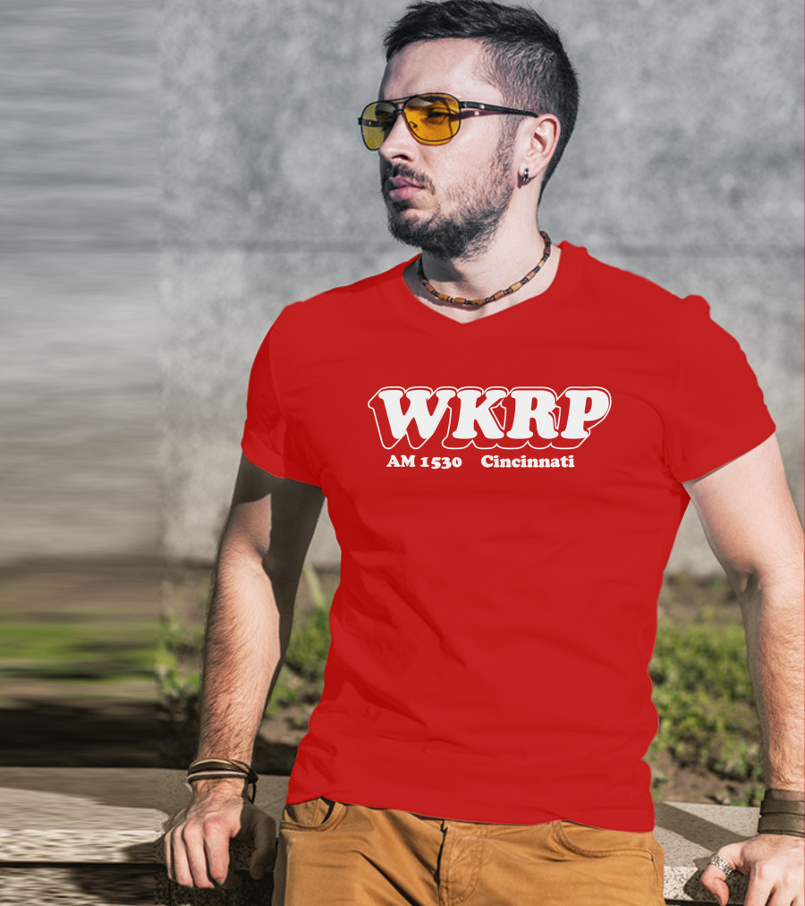 WKRP AM 1530 Cincinnati Super 70s Sports Radio T-Shirt