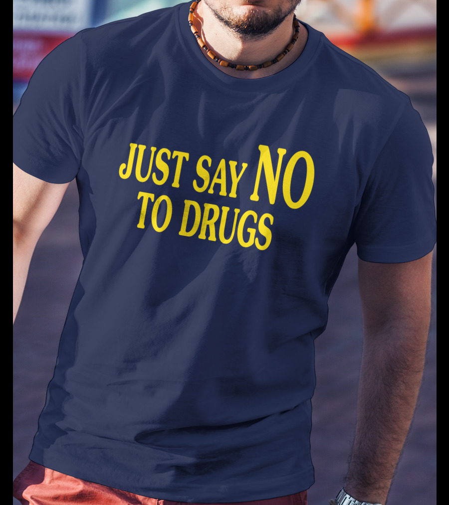 Lindsay Lohan Just Say No To Drugs Campaign Message T-Shirt