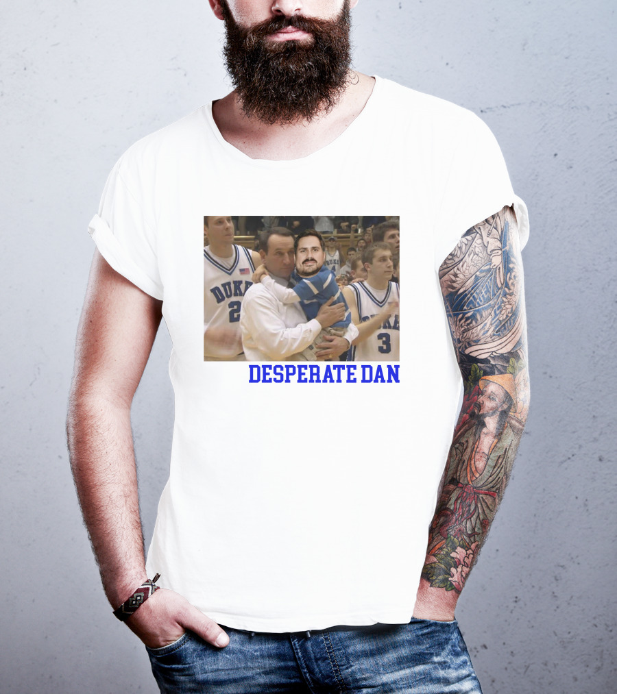 Desperate Dan Duke Basketball Marty Mush T-Shirt