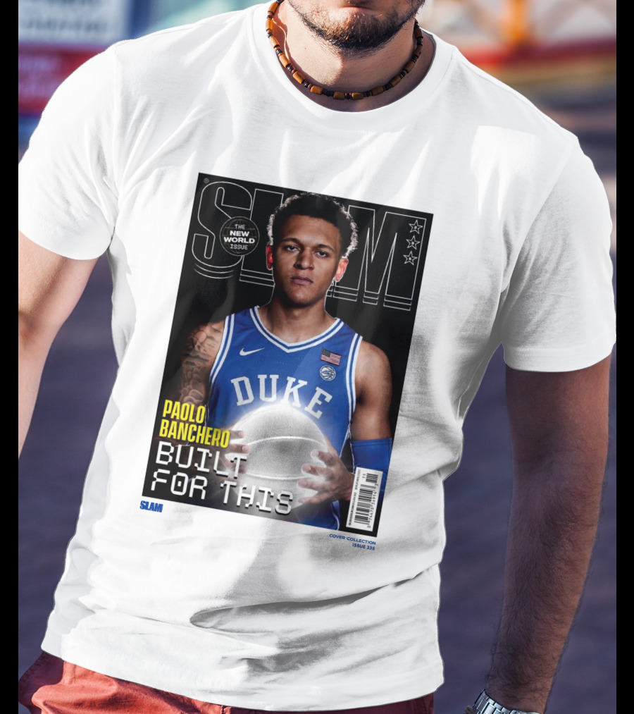 SLAM New World Issue Paolo Banchero Duke Built For This Issue 235 T-Shirt