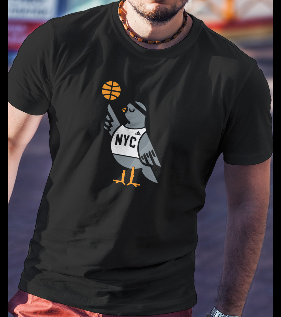 NWT NYC Pigeon Basketball JJ Redick T-Shirt