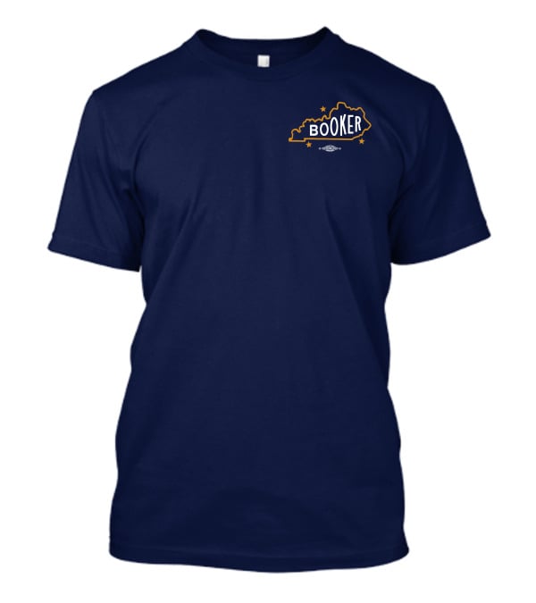 Booker Kentucky Outline With Stars Booker4ky Charles Booker Store T-Shirt