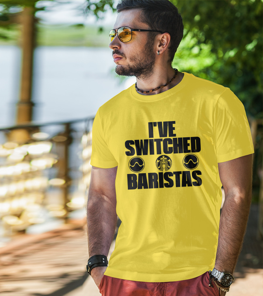I've Switched Baristas Starbucks Pringles T-Shirt