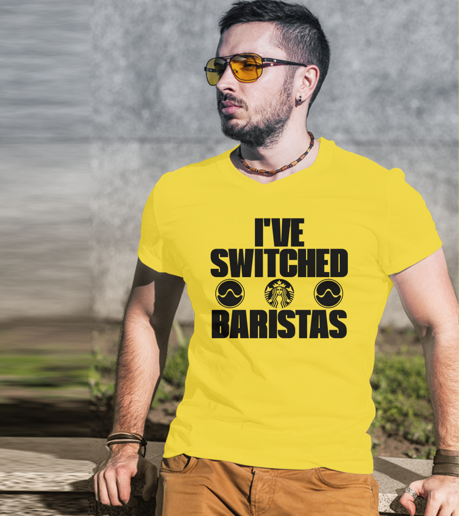 I've Switched Baristas Starbucks Pringles T-Shirt
