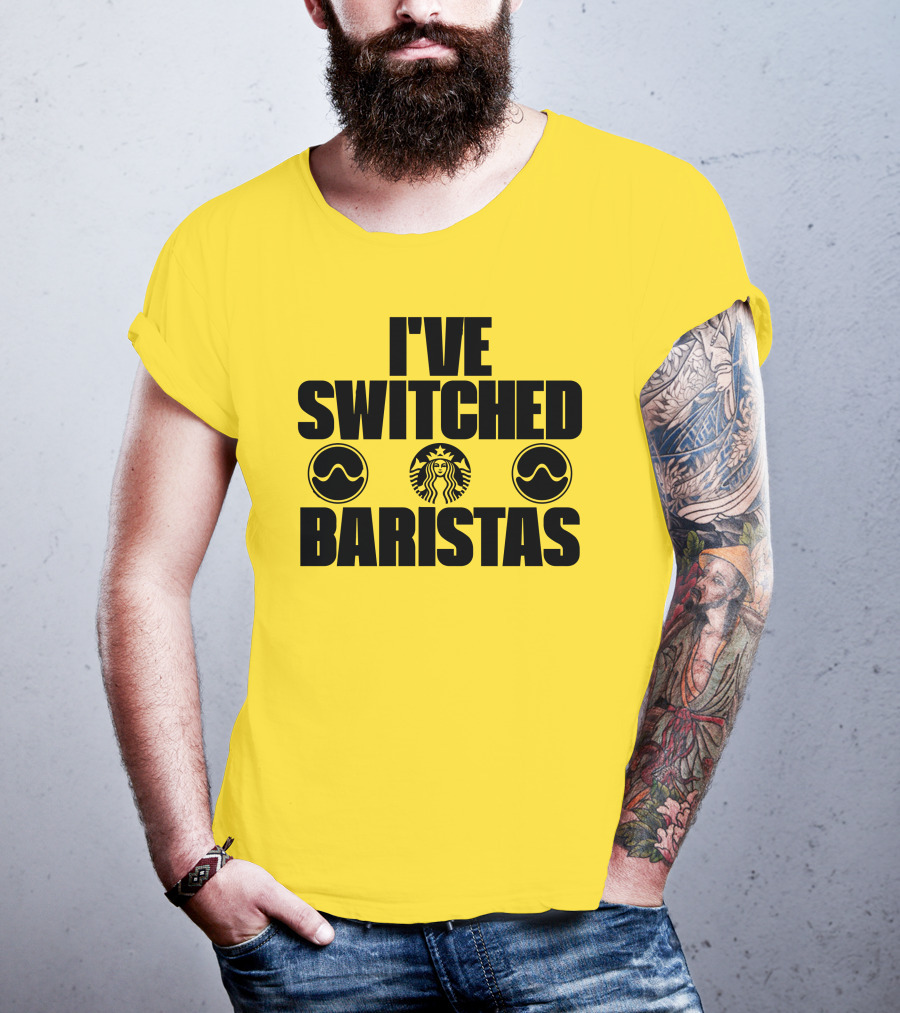 I've Switched Baristas Starbucks Pringles T-Shirt
