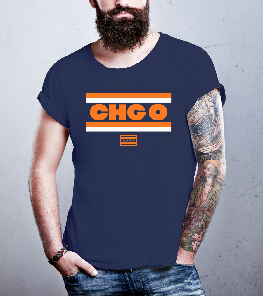Chgo Bears Brenda Webber Chicago Stripes Stars T-Shirt