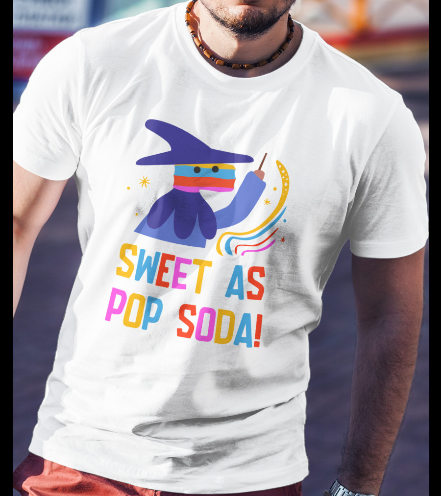 Bonte Avond Store Sweet As Pop Soda Colorful Wizard T-Shirt